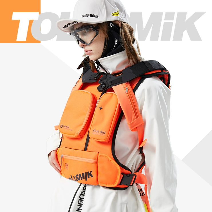 The Ultimate Skiing Hydration Vest - Tolasmik Snowboard Vest with Multiple Functions and Enhanced Protection