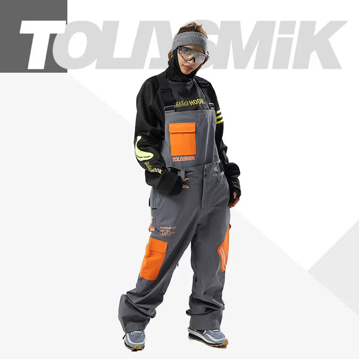 Tolasmik Premium Waterproof Snowboarding Bibs