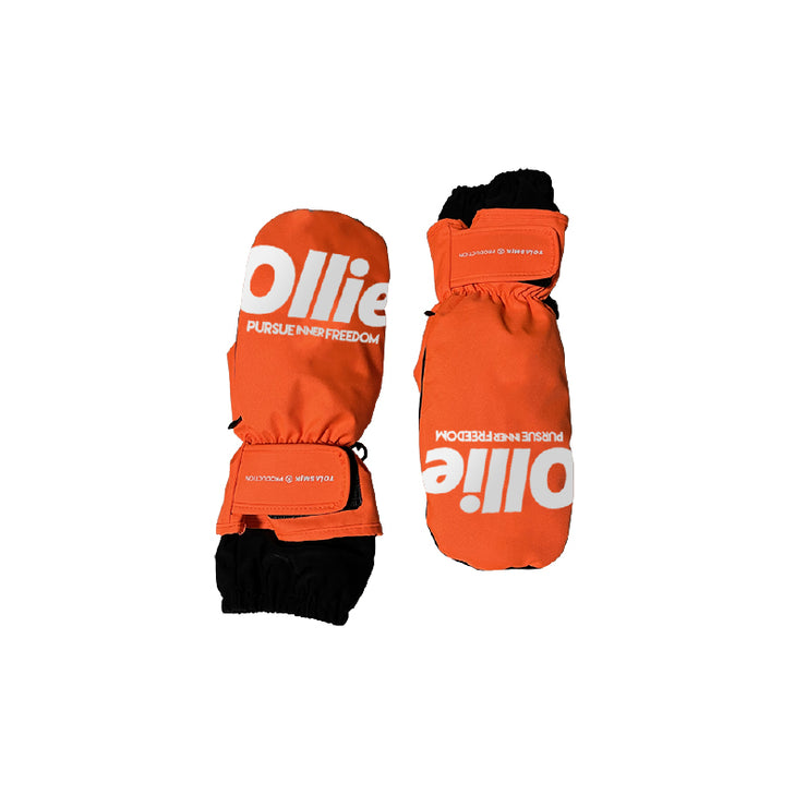 Tolasmik Snowboard Mittens with Wrist Bands Protection