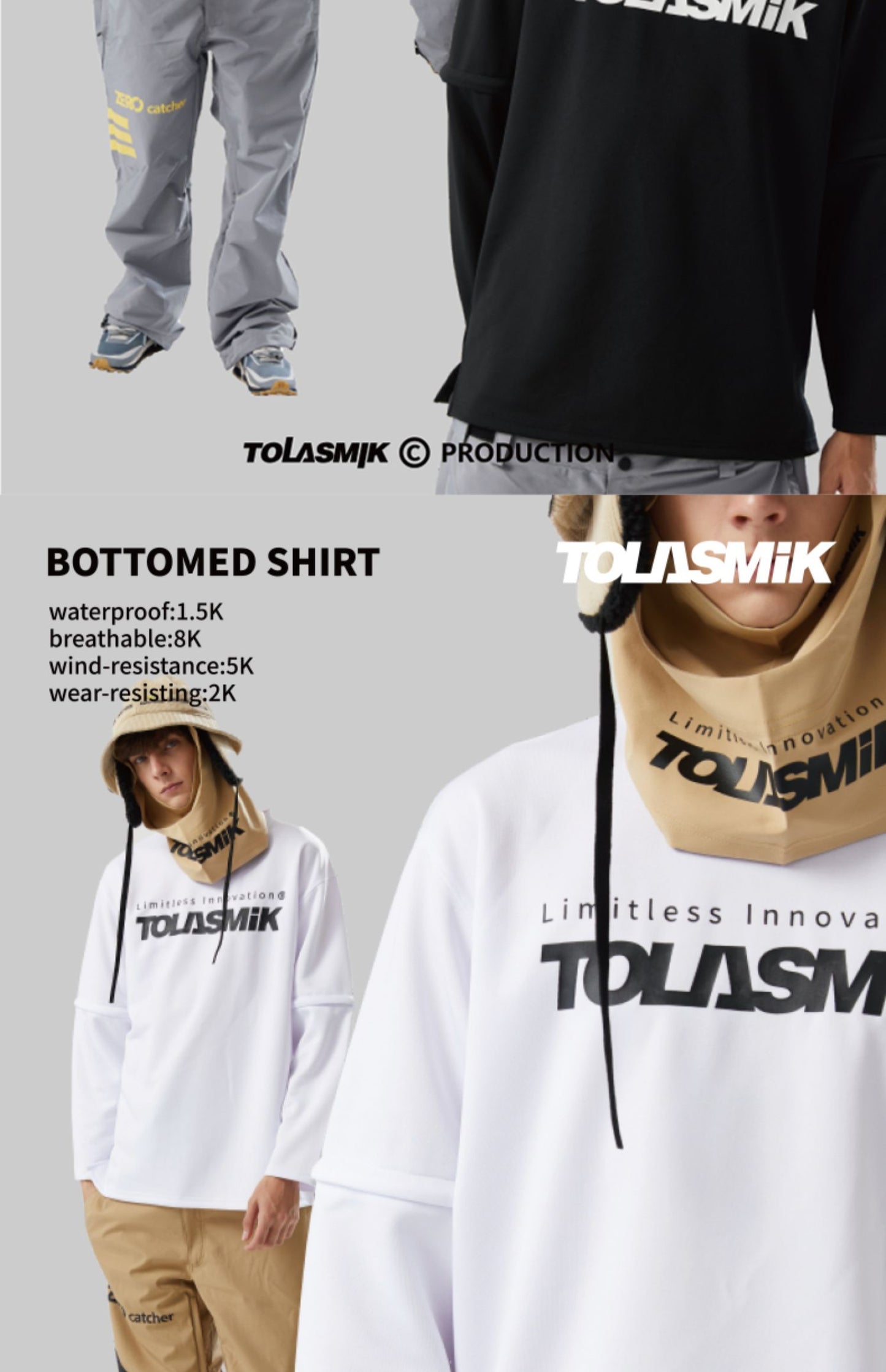 Tolasmik Quick-dry and Waterproof Sweatshirt