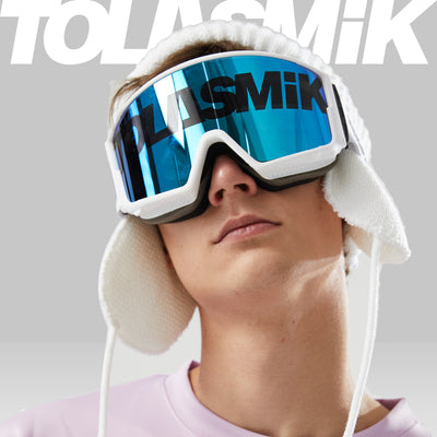 Tolasmik Ski Goggles Anti-fog Magnetic Replaceable Lens